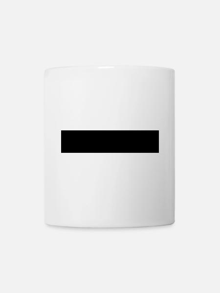 Rectangle - Mug blanc - blanc