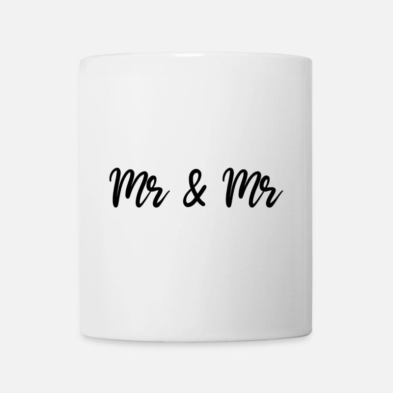 Mr & Mr - Mug blanc - blanc