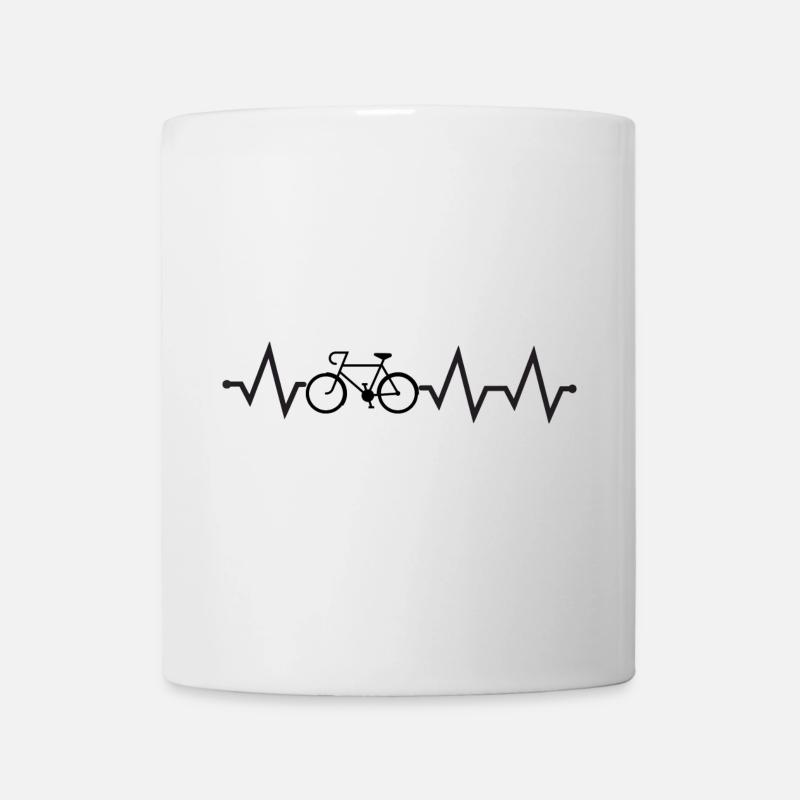 Fahrrad Ist Mein Leben - Tasse - Weiß