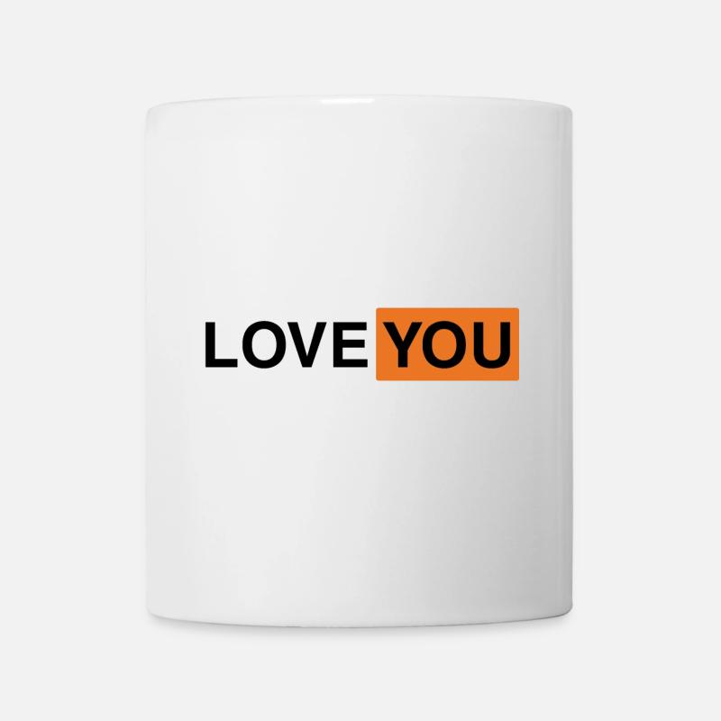 Je t’aime dans le style Hub - Mug blanc - blanc