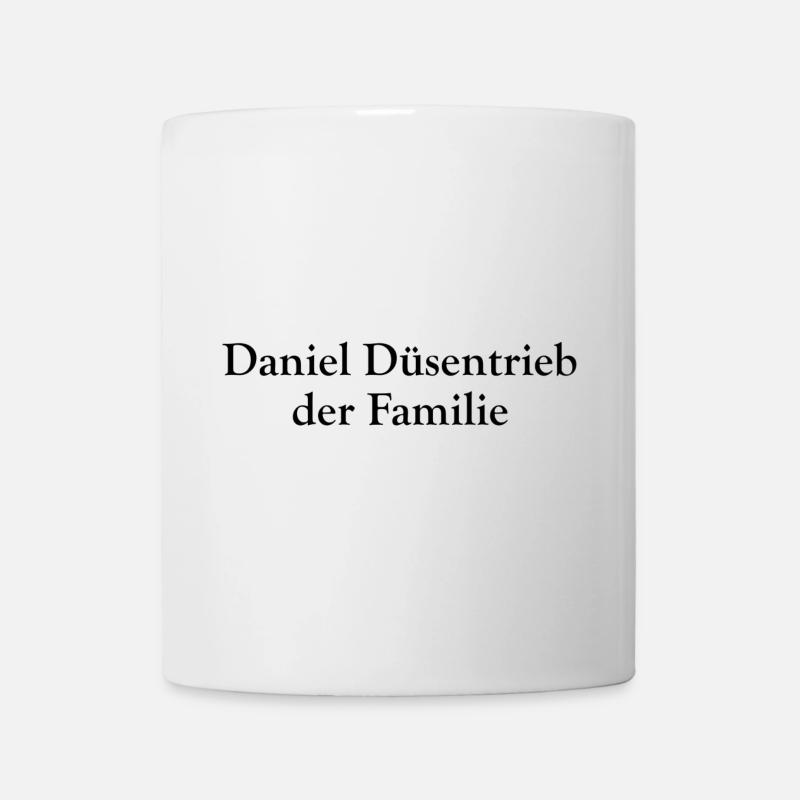 Daniel Düsentrieb der Familie - Tasse - Weiß
