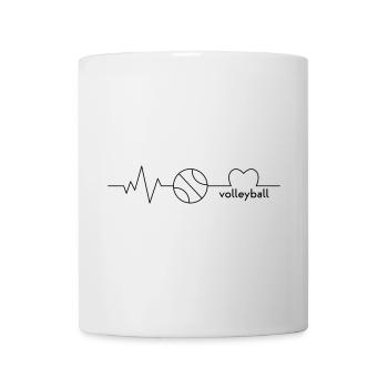 Volleyball - Tasse - Weiß - Vorne