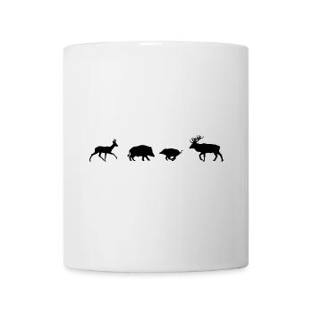 Large forest dwellers - Mug - white - Front
