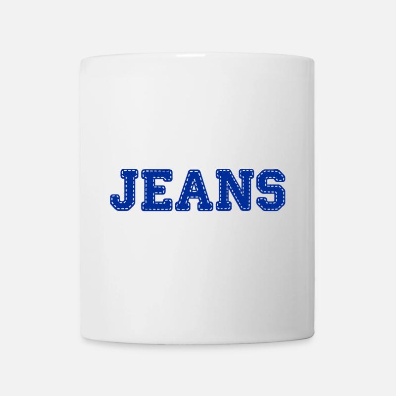 JEANS - Tasse - Weiß