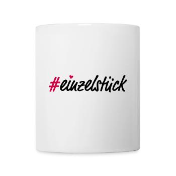 Einzelstück - Tasse - Weiß - Vorne