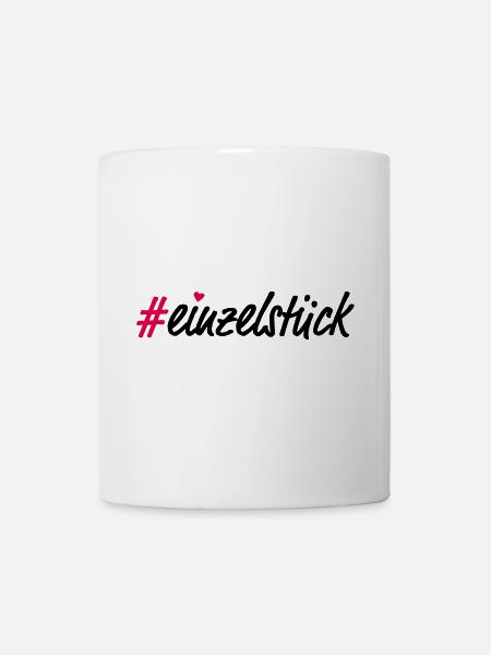 Einzelstück - Tasse - Weiß