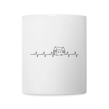 Tiny House EKG - Tasse - Weiß - Vorne
