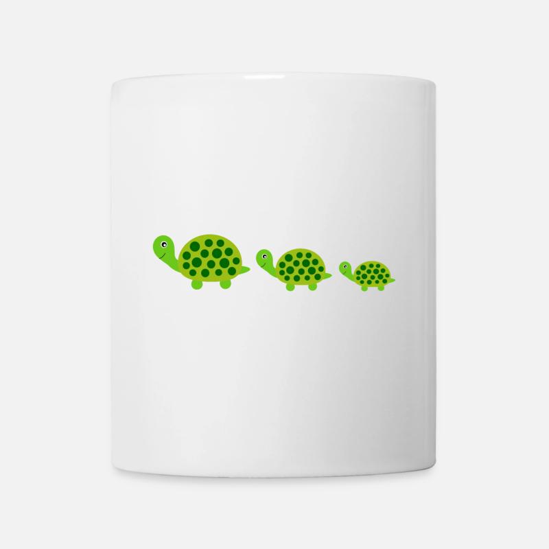 Schildkröten Schildkröten - Tasse - Weiß