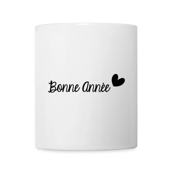 BONNE ANNEE. SAINT SYLVESTRE. NOUVELLE ANNÉE - Mug blanc - blanc - Devant