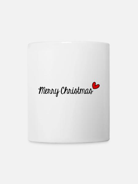 WEIHNACHTEN. FROHE WEIHNACHTEN. FROHE WEIHNACHTEN. NEUJAHR - Tasse - Weiß