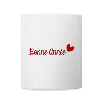 BONNE ANNEE. SAINT SYLVESTRE. NOUVELLE ANNÉE - Mug blanc - blanc - Devant