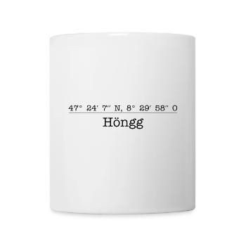 Coordonnées Kreis 10 Höngg Zürich - Mug blanc - blanc - Devant