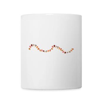 Eis - Tasse - Weiß - Vorne