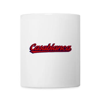 Neon Retro Script in Casablanca Vibe - Tasse - Weiß - Vorne