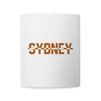 Sydney - Mug blanc - blanc - Devant
