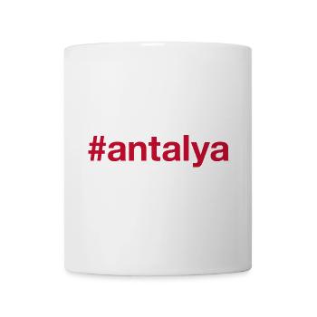 ANTALYA Hashtag Turkey Türkei - Tasse - Weiß - Vorne
