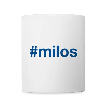 MILOS Grèce Griechenland Hashtag - Mug blanc - blanc - Devant