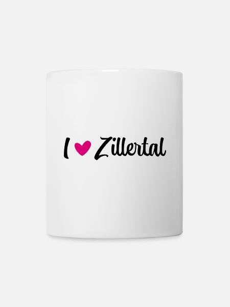 I love Zillertal - Tasse - Weiß