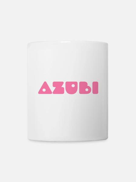 Azubi Tshirt 8 23 rosa - Tasse - Weiß