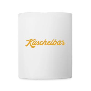 Kuschelbär Gold Kuscheln Kosename Spitzname Pyjama - Tasse - Weiß - Vorne