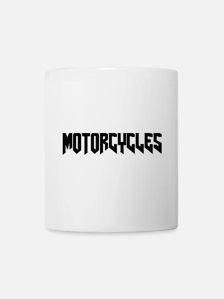 Motorcycles Chopper Custom bike - Tasse - Weiß