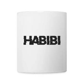 Habibi Schriftzug - Tasse - Weiß - Vorne