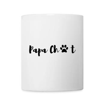 Papa chat -t-shirt famille chat assorti - Mug blanc - blanc - Devant