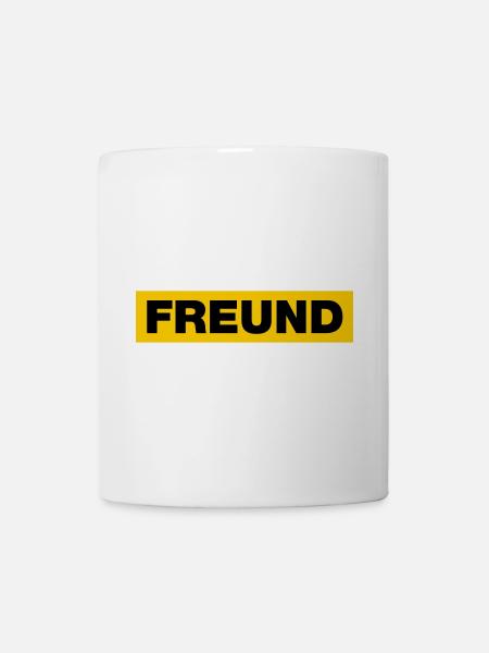Freund - Tasse - Weiß