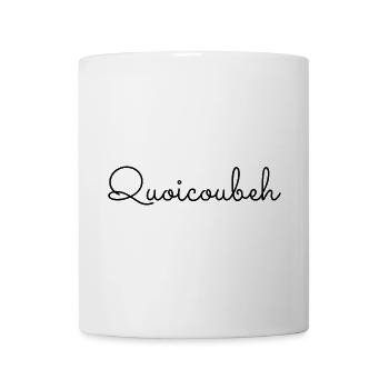 Quoicoubeh - Mug blanc - blanc - Devant