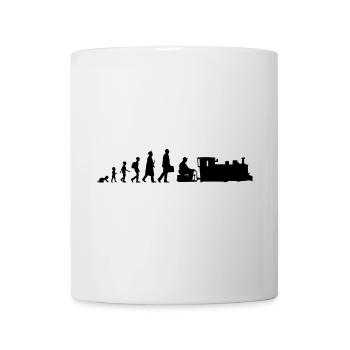Development of train enthusiasts - Mug - white - Front