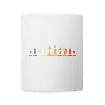Vintage Chess Pieces - Mug - white - Front