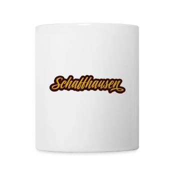 Schaffhausen lettering logo - Mug - white - Front