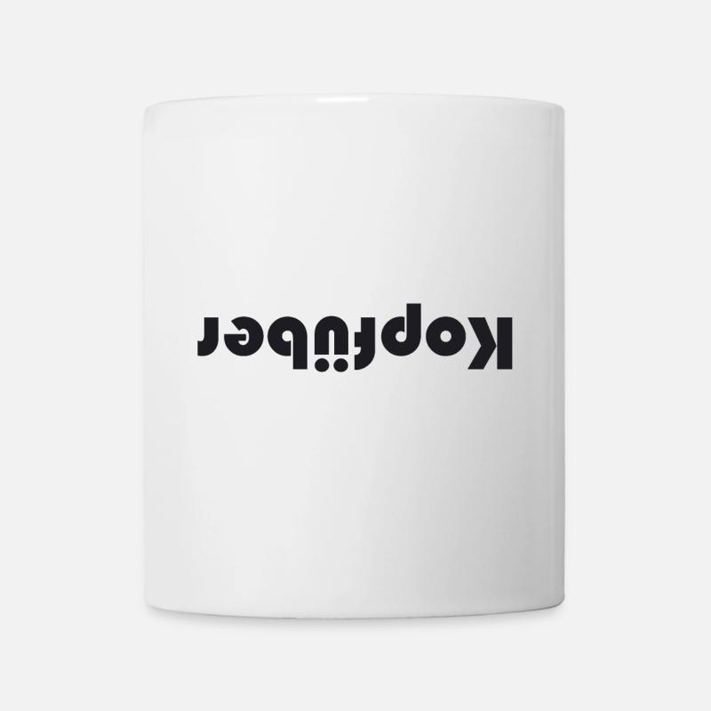 Kopfüber - Tasse - Weiß