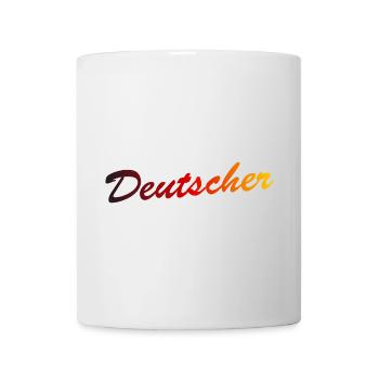 Deutscher - Tasse - Weiß - Vorne