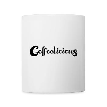 Coffeelicious (en anglais seulement) - Mug blanc - blanc - Devant