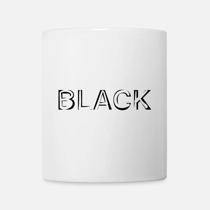 BLACK - Tasse - Weiß