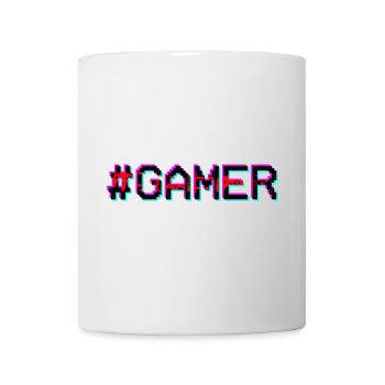 Gamer Neon Glitch - Mug - white - Front