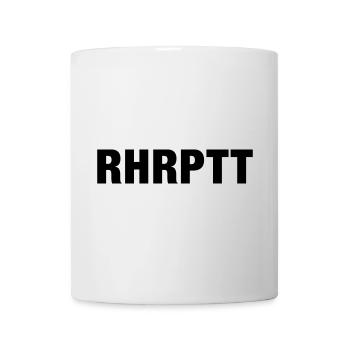 Ruhrpott Schrift, RHRPTT - Tasse - Weiß - Vorne