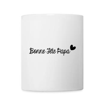 FROHER VATERTAG. PAPA. VATERTAG. VATER - Tasse - Weiß - Vorne