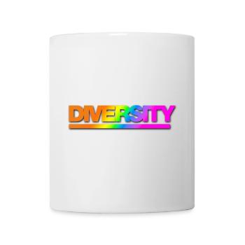 Typo Diversity Rainbow Shadow - Tasse - Weiß - Vorne