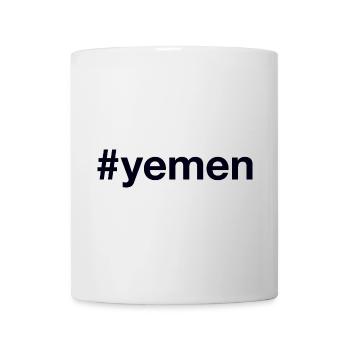 YEMEN Hashtag - Tasse - Weiß - Vorne