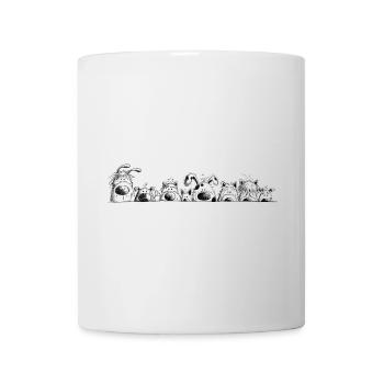 Happy Hunde Team Für Hundeliebhaber - Tasse - Weiß - Vorne