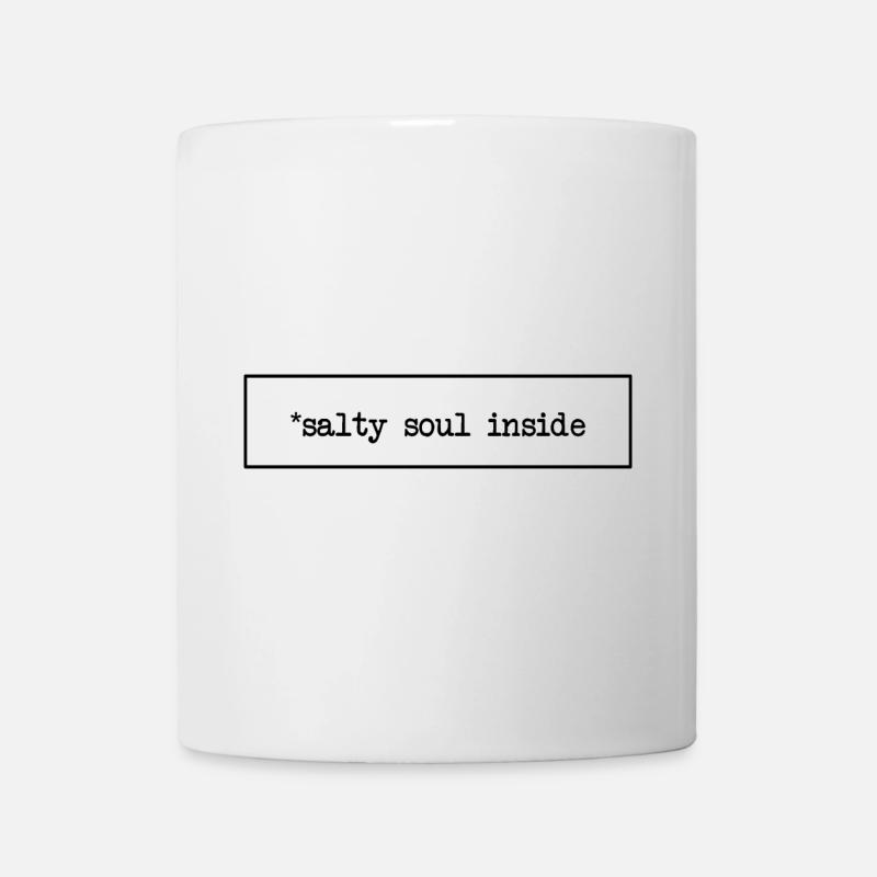 salty soul inside - Tasse - Weiß