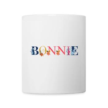 BONNIE name adorned with flowers - Mug - white - Front