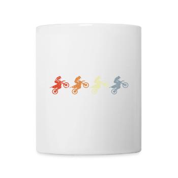 Motocross Motorcycles Vintage - Mug - white - Front