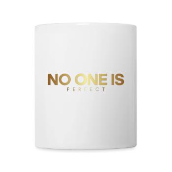 Niemand ist perfekt - Tasse - Weiß - Vorne