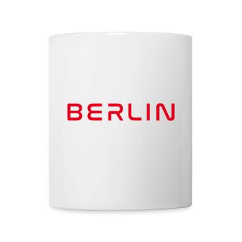 Berlin Deutschland Fan Flagge Design T Shirt - Tasse - Weiß - Vorne