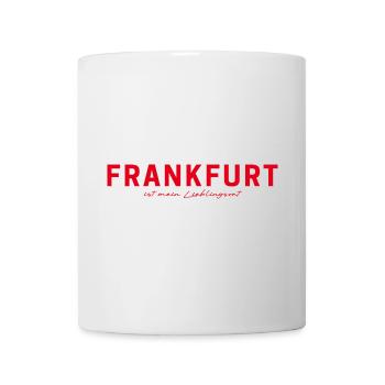 Frankfurt T-Shirt – Skyline Love - Mug - white - Front