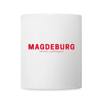 Magdeburg T-Shirt – Für echte Fans - Tasse - Weiß - Vorne