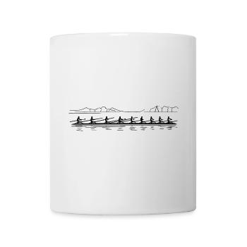 Ruderteam Skizze - Tasse - Weiß - Vorne